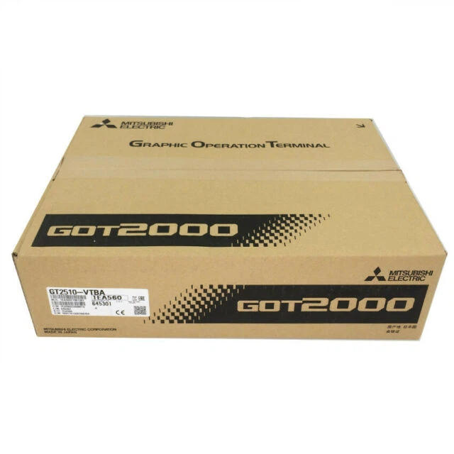 10.4 นิ้ว HMI เดิม GOT2000 มิตซูบิชิ GT2510-VTBA TFT สี LCD หน้าจอสัมผัส GT2510-VTBA