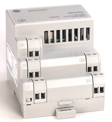Allen-Bradley 1794-แหล่งจ่ายไฟ PS13 Flex I/O 85-264V AC ถึง 24V DC 1.3A, 31.2W; ให้พลังงาน DC 24V ที่เพียงพอสำหรับการใช้งานโมดูลอะแดปเตอร์ FLEX I/O สี่ตัว