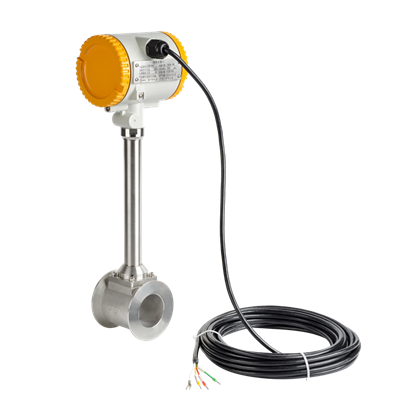 เครื่องวัดการไหลแบบ Vortex Clamp แบบแปลน