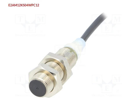 OMRON E2A-M12KS04-WP-C1 2M ออก: NPN / NO; 0۞4มม.; 12-24VDC; M12;