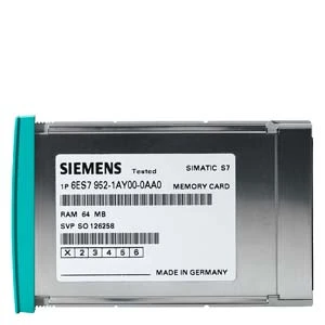 6ES7952-1AK00-0AA0 การ์ดหน่วยความจำ RAM 1 Mbyte